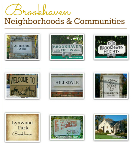 Popular neighborhoods in Brookhaven, GA 30319