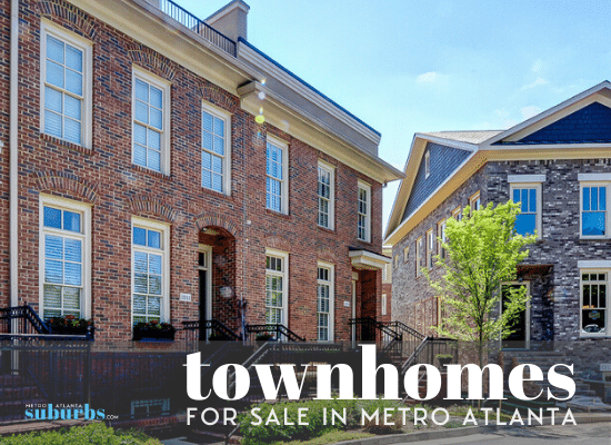 Your source for Metro Atlanta townhomes! Search by community, suburb and more.
